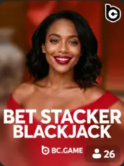 Bet Stacker Blackjack BC Game Bermuda game cover