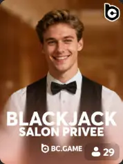 Blackjack Salon Privee BC Game Bermuda game cover