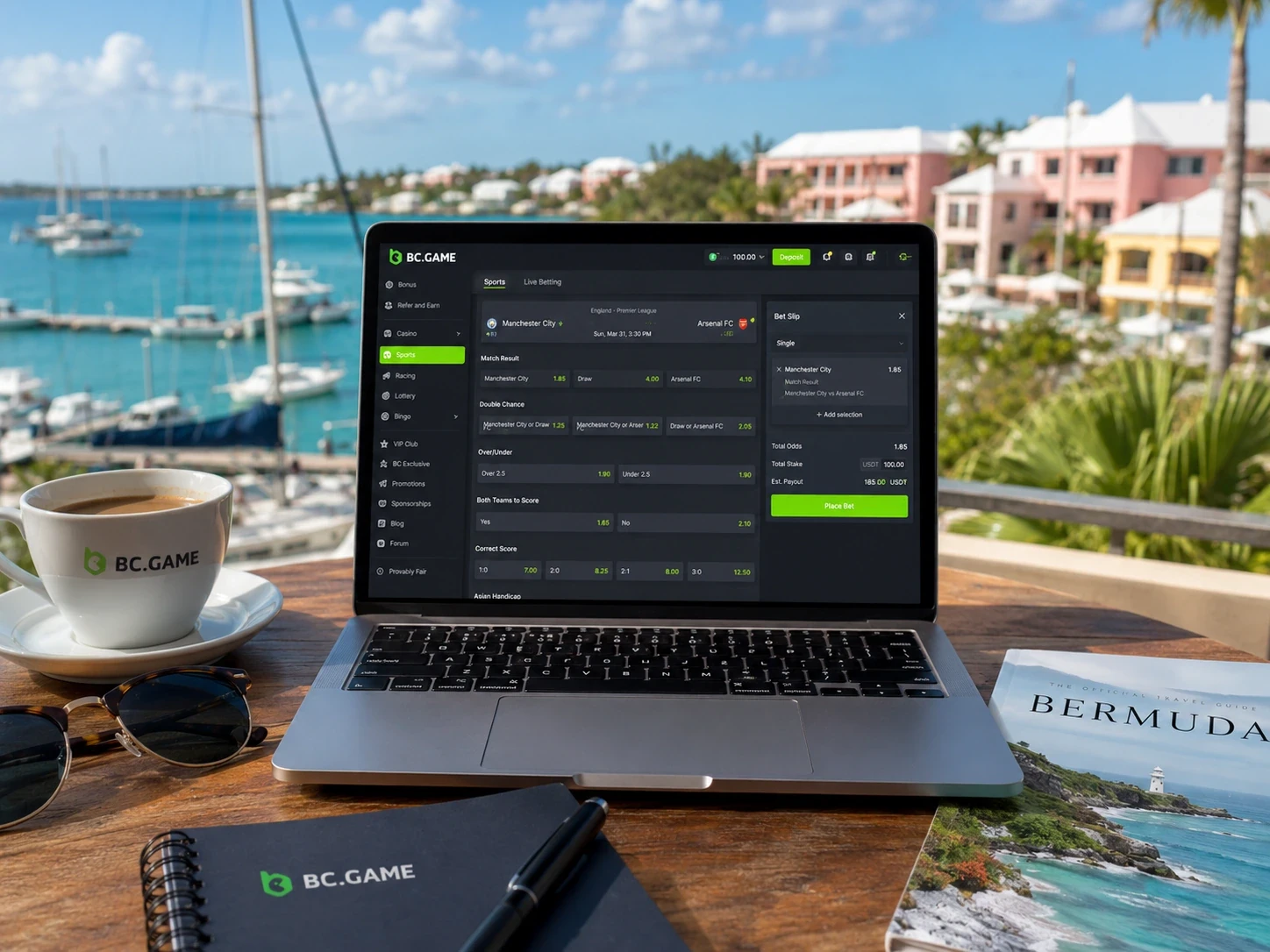 Sports betting at BC Game Bermuda